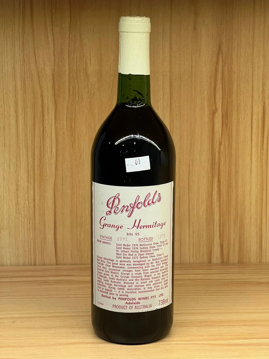 1971 Penfolds Bin 95 Grange Shiraz 750ml