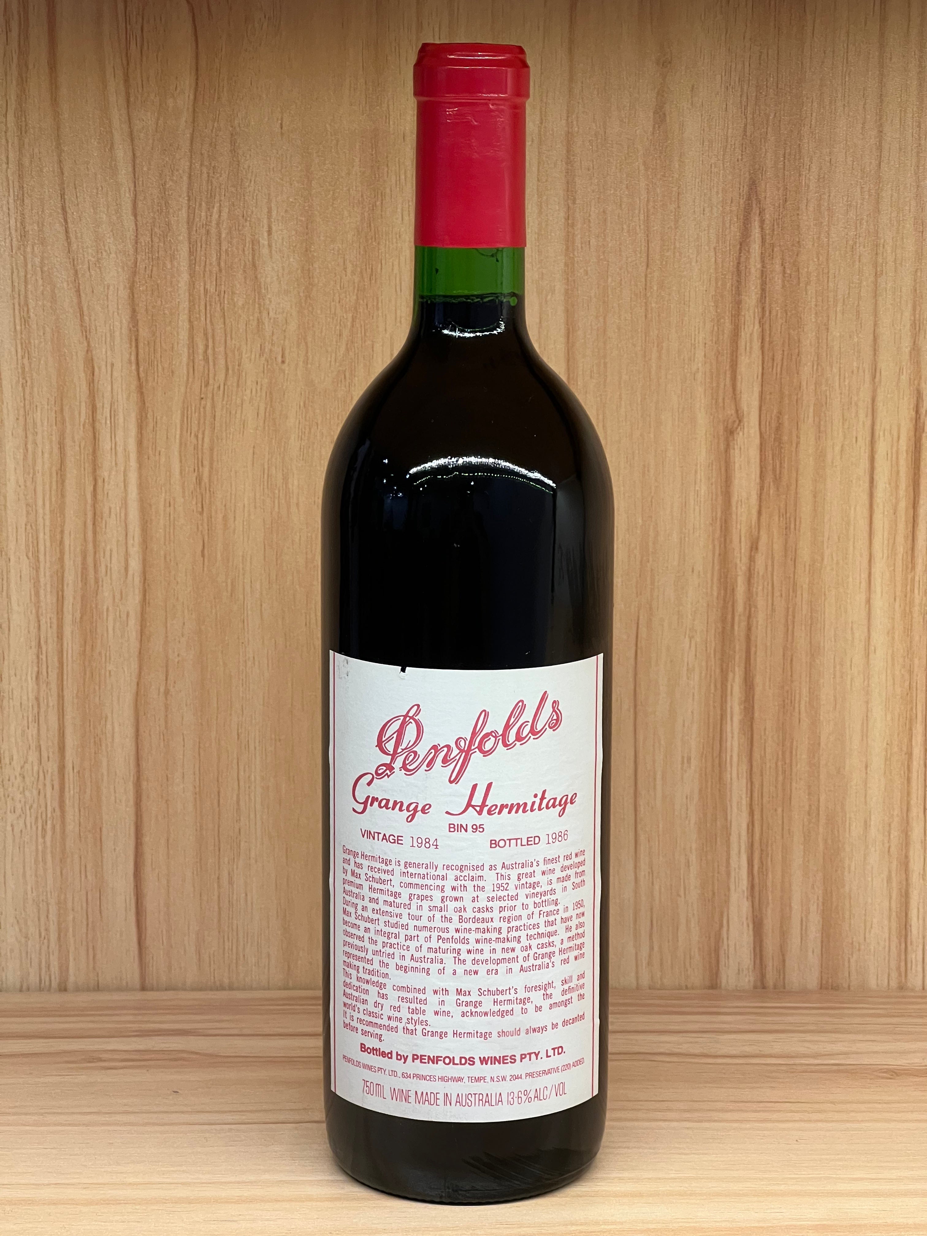 1984 Penfolds Bin 95 Grange Shiraz 750ml (Clinic 2004)