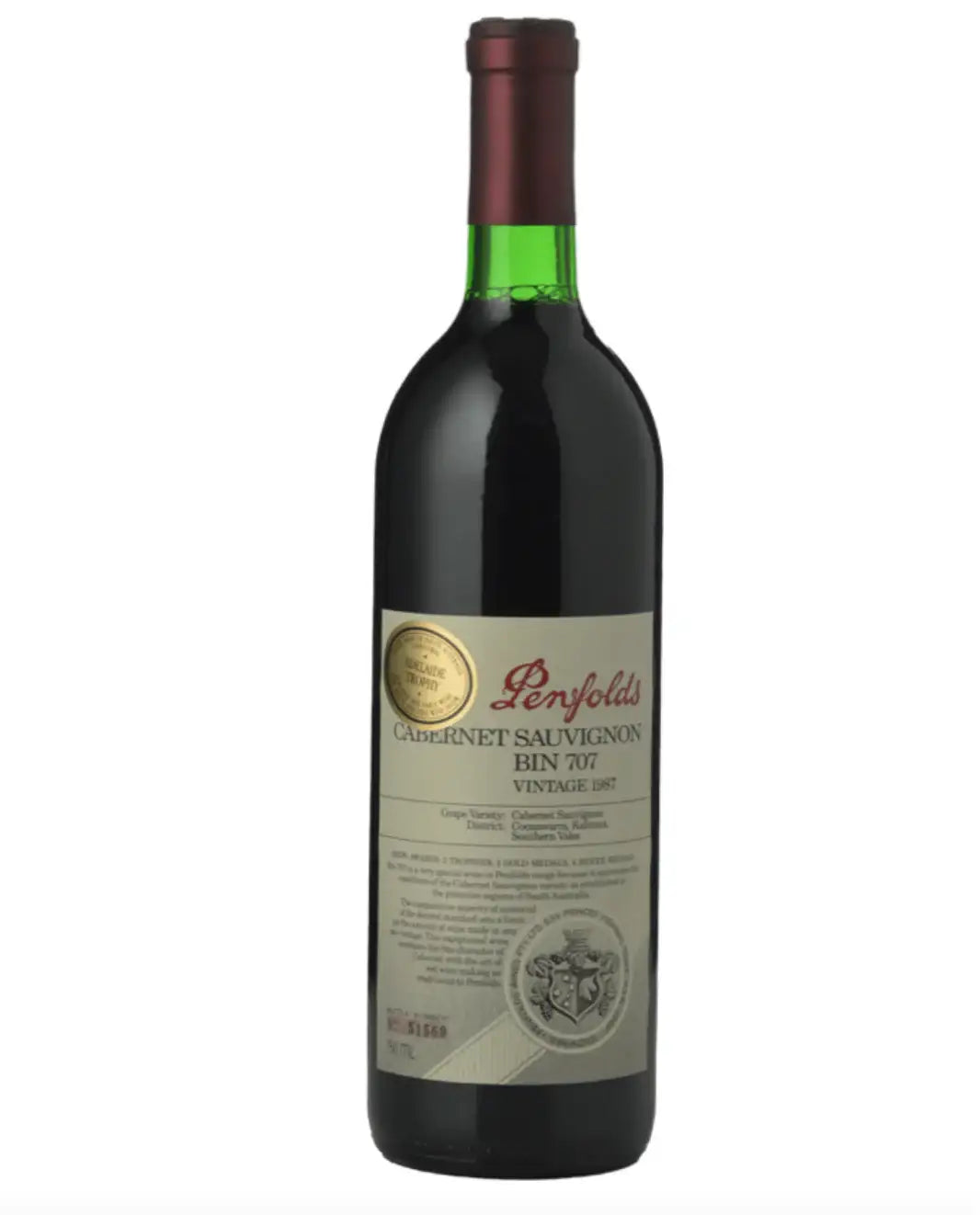 1987 Penfolds Bin 707 Cabernet Sauvignon 750ml