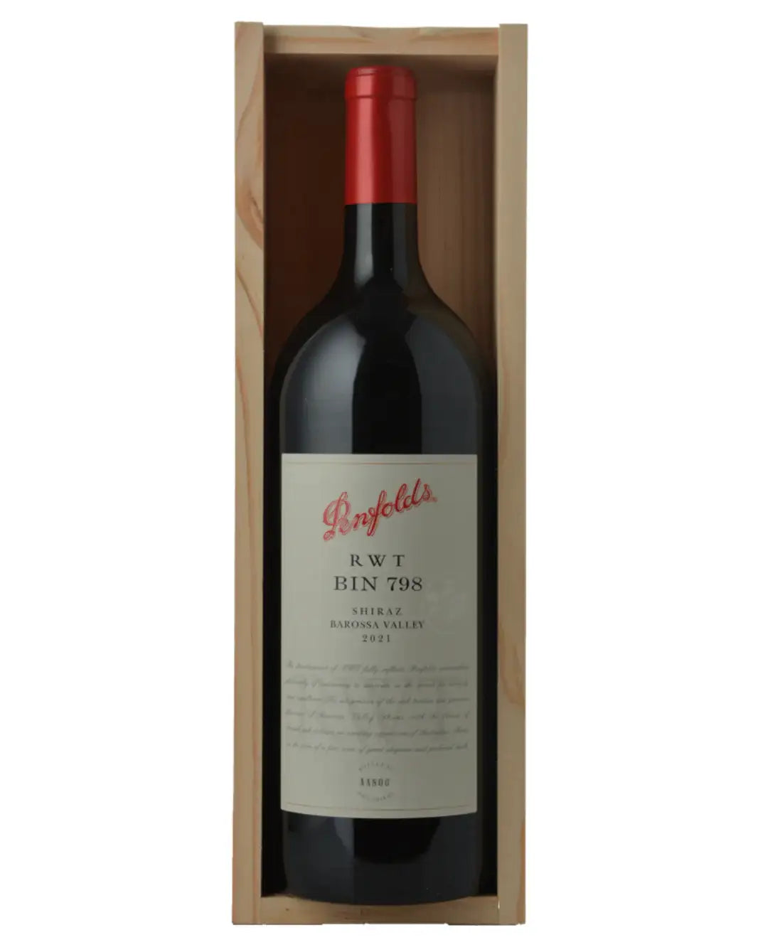 2021 Penfolds RWT Bin 798 Shiraz 1.5L Magnum Wooden Box
