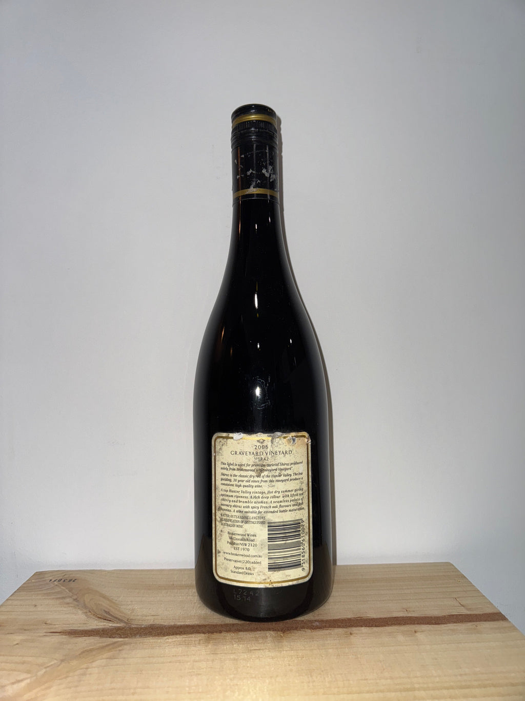 2006 Brokenwood Graveyard Vineyard Shiraz 750ml