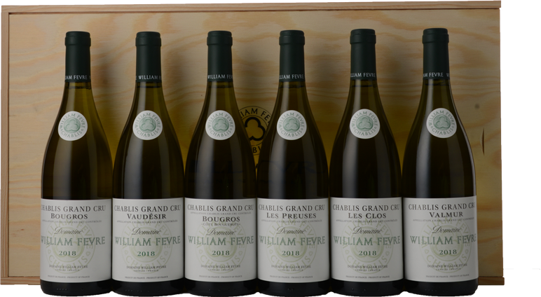 Domaine William Fevre Grand Crus 2018 A Journey in Chablis 6-Pack 750ml*6