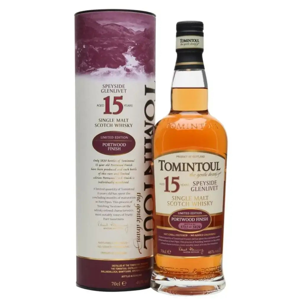 Tomintoul 15YO Portwood Finish 700ml - Craft Republic Liquor