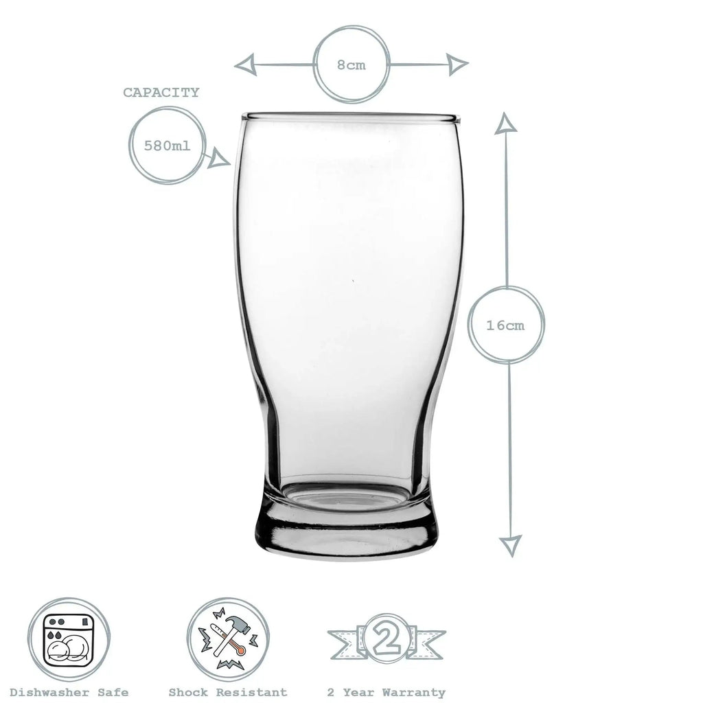 LAV Belek Pint Beer Glass - 580ml - Craft Republic Liquor