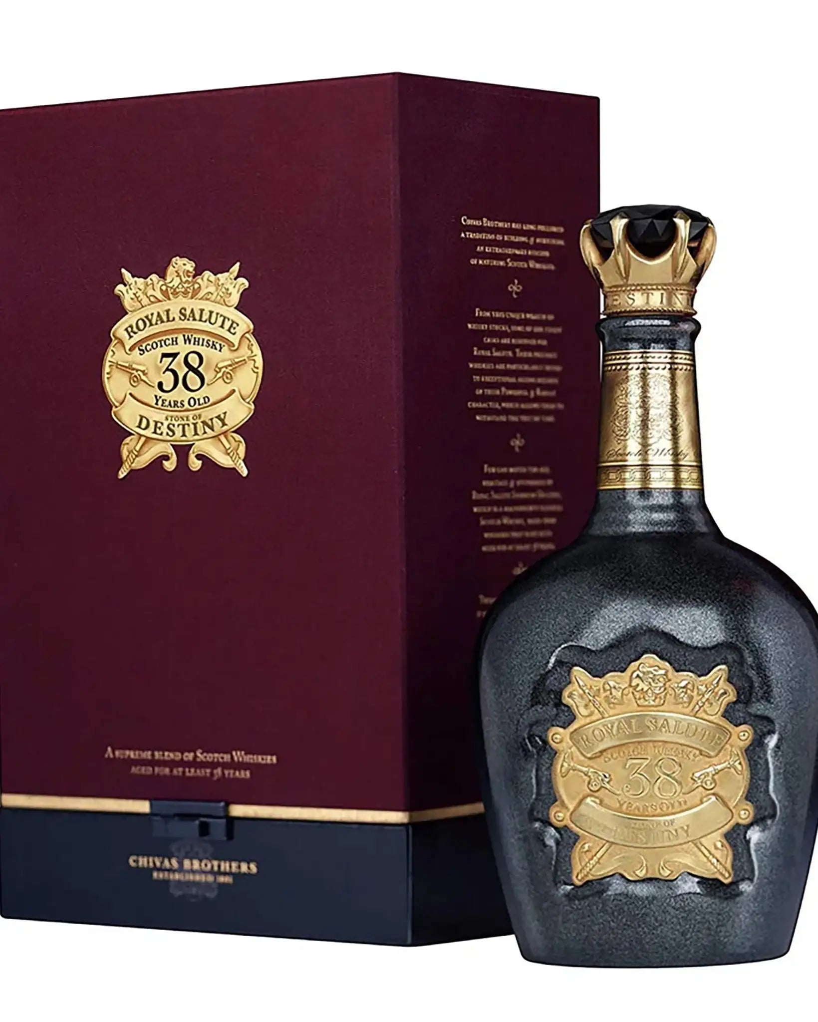 Chivas Royal Salute Stone Of Destiny 38 Year Old Blended Scotch Whisky 700ml - Craft Republic Liquor